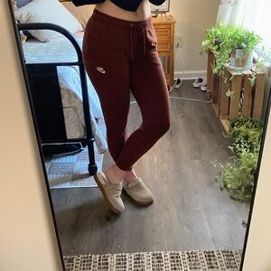 Nike Brown Drawstring High Waisted Sweatpants Joggers — Women’s XS